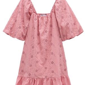 Zara Pink Floral Dress